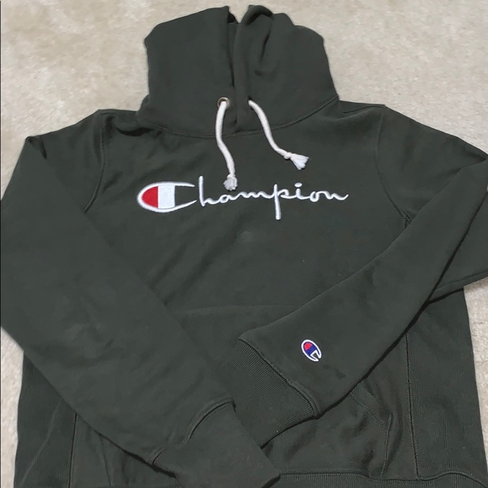 Army Green Champion Hoodie